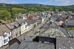 View of Moretonhampstead from Coppelia