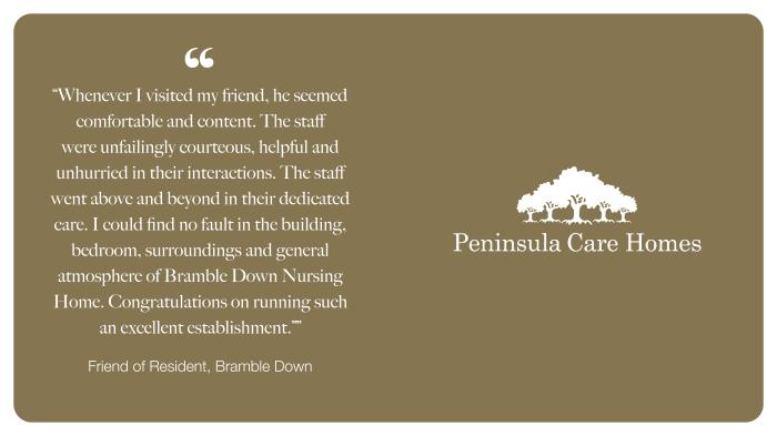 Testimonial from a relative