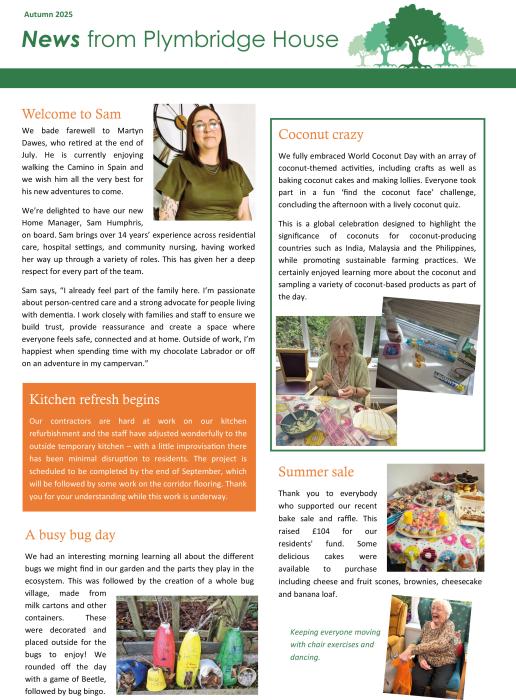News from Plymbridge in our autumn newsletter